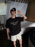 ÁO “WHENEVER” SIGNATURE SCRIPT T-SHIRT / BLACK