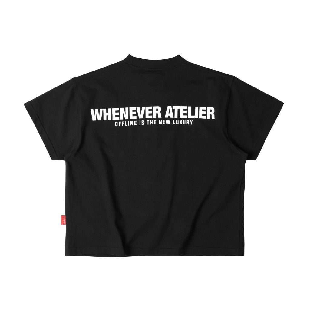 ÁO “WHENEVER” OFFLINE T-SHIRT / BLACK