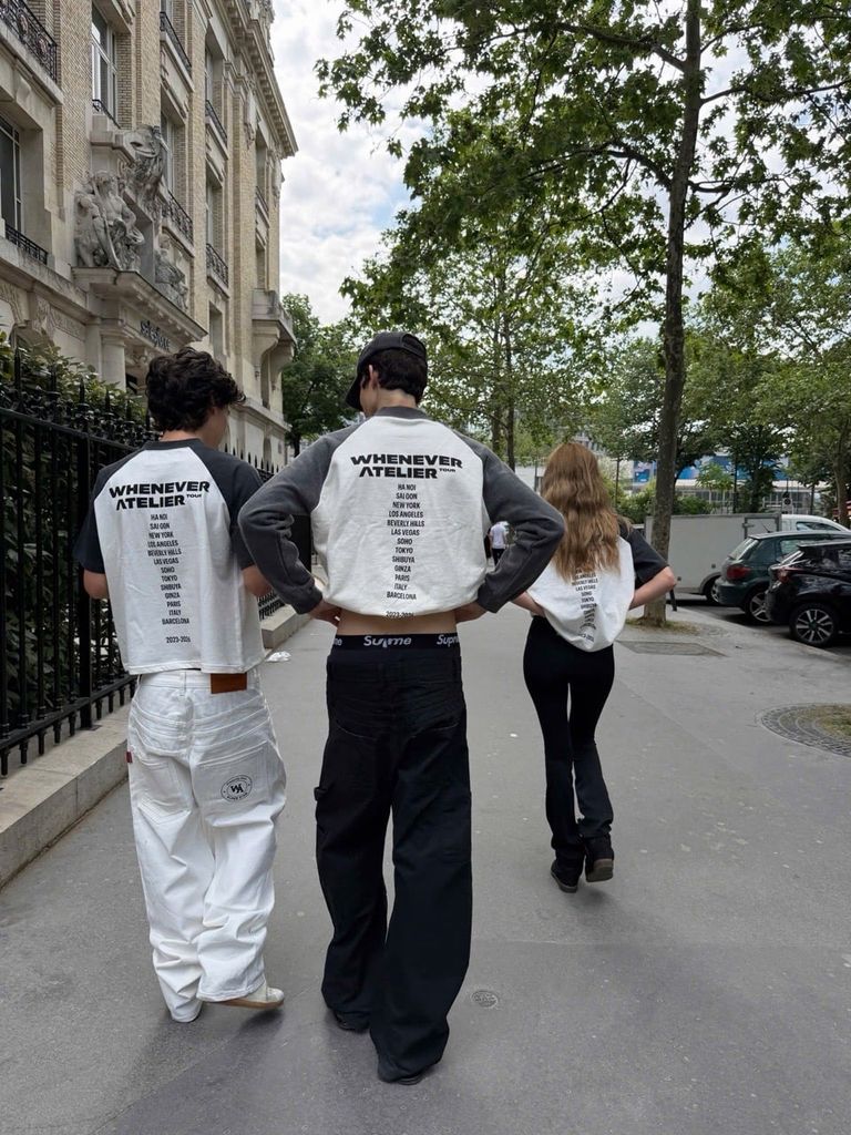 ÁO “WHENEVER” WORLD TOUR RAGLAN T-SHIRT