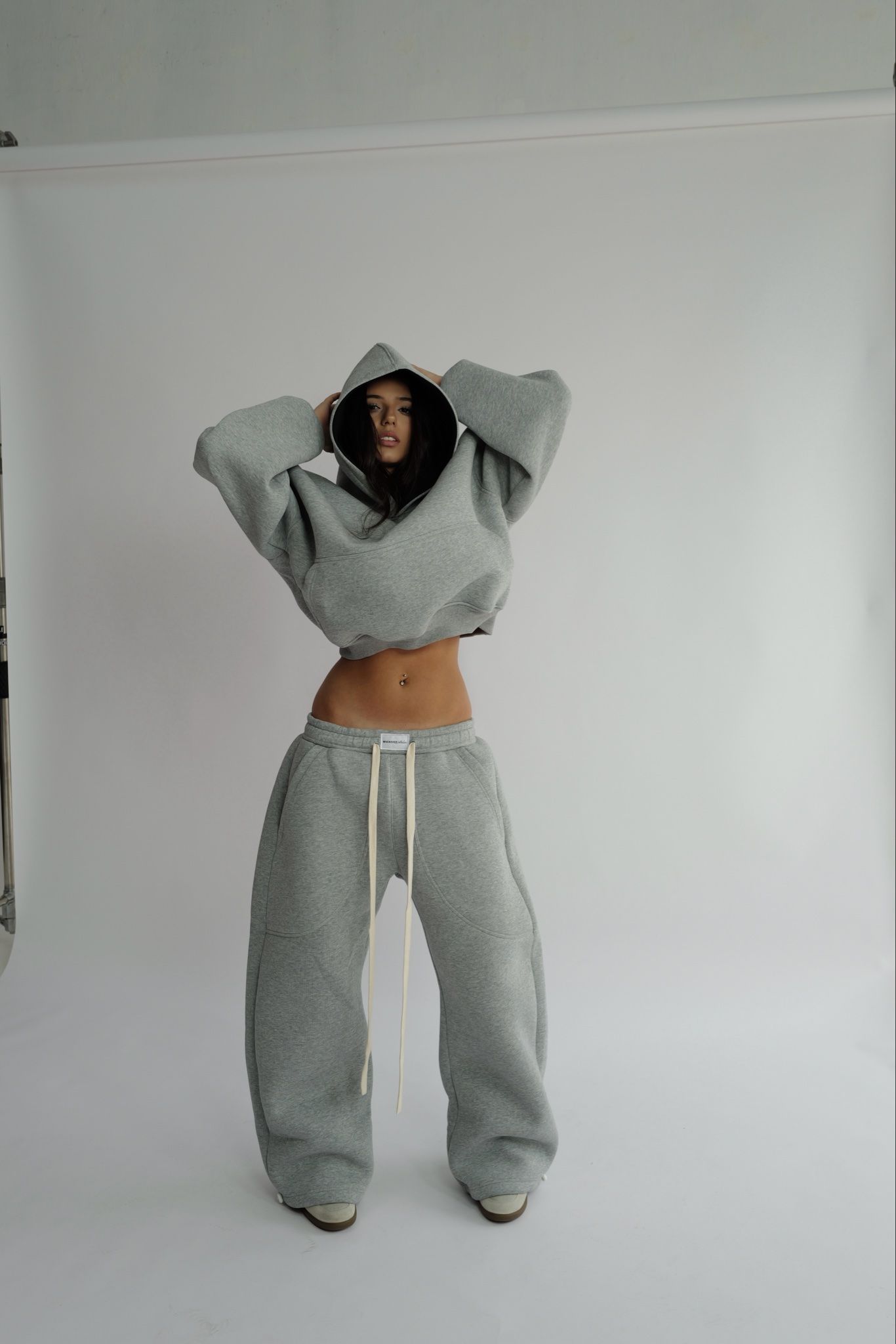 “WHENEVER” ATELIER ORIGIN HOODIE / PREMIUM GREY