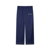 "WHENEVER" BỘ ÁO VÀ QUẦN DÀI SATIN LONG PAJAMA SHIRT + PANTS  / NAVY