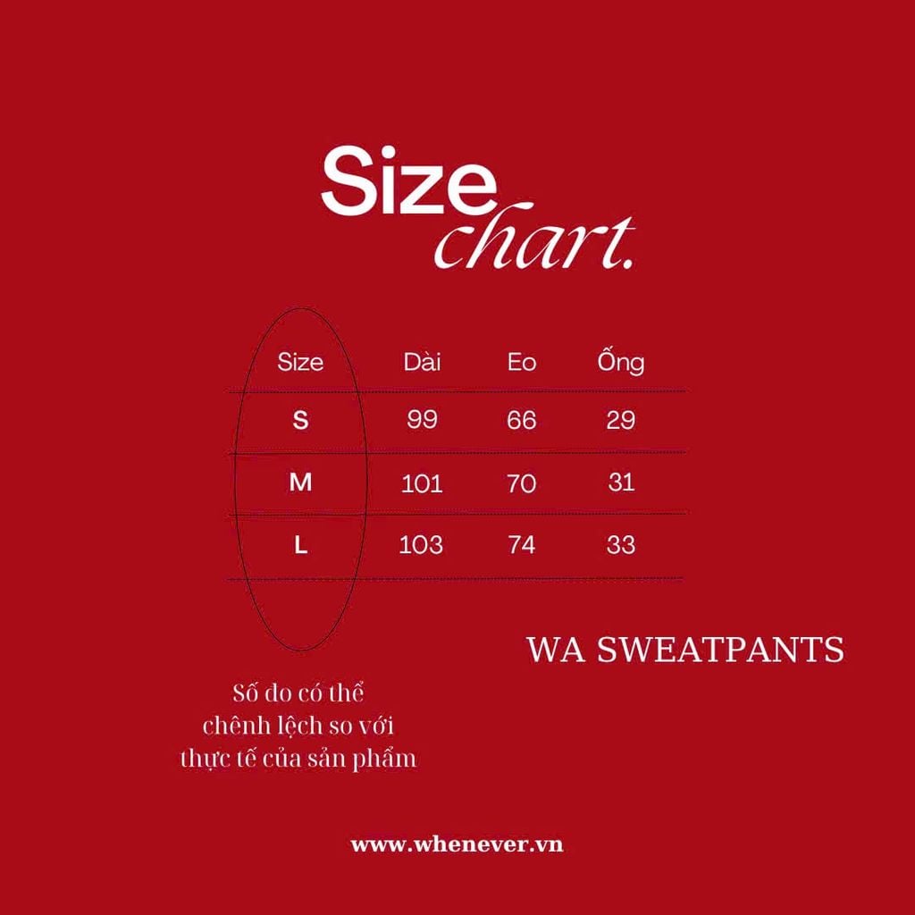 “WHENEVER” WA SWEATPANTS / BLACK