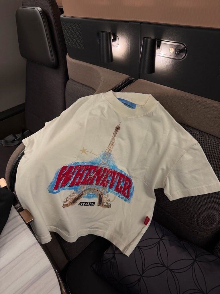 ÁO "WHENEVER" PARIS T-SHIRT / WHITE