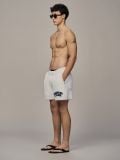 QUẦN DỆT KIM "WHENEVER" BASIC LOGO KNIT SHORTS / WHITE