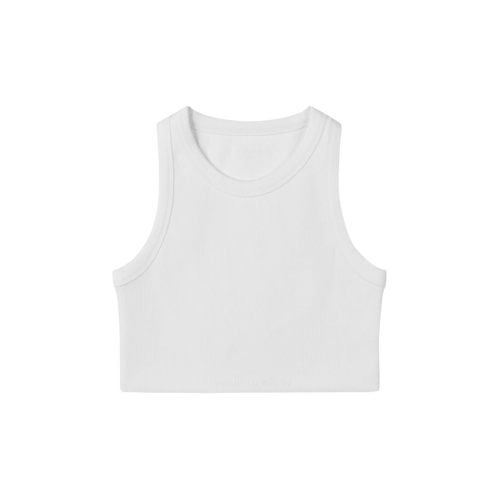 "WHENEVER" SOFT TANK TOP / WHITE