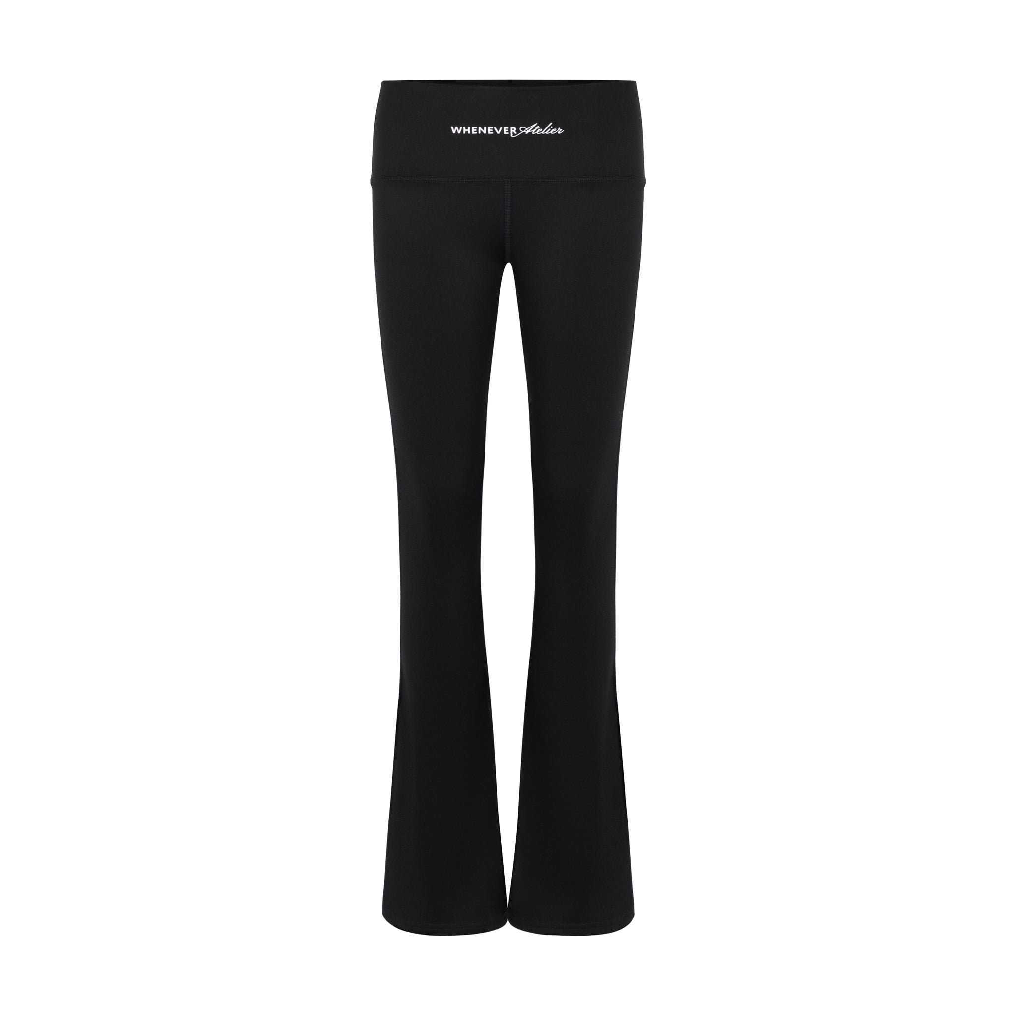 "WHENEVER" FLATTERING HIGH - FLARE LEGGINGS / BLACK