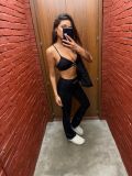 "WHENEVER" FLATTERING HIGH - FLARE LEGGINGS / BLACK