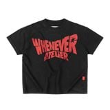 ÁO "WHENEVER" ARC LOGO T-SHIRT / BLACK