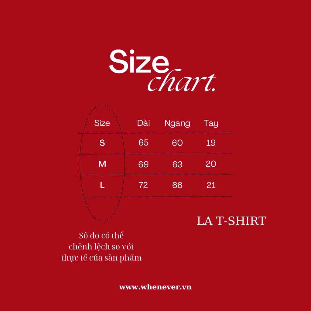 “WHENEVER” LA T-SHIRT / WHITE