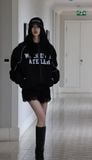 ÁO KHOÁC ''WHENEVER'' EMBROIDERED NYLON JACKET / BLACK