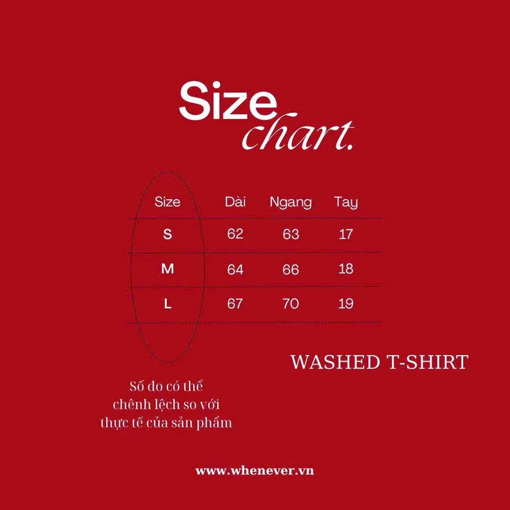 “WHENEVER” WASHED T-SHIRT / GREY