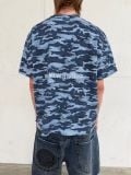 ÁO “WHENEVER” CD WAFFLE CAMO T-SHIRT/ BLUE