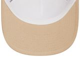 “WHENEVER” LOGO KHAKI SUEDE TRUCKER HAT / BEIGE