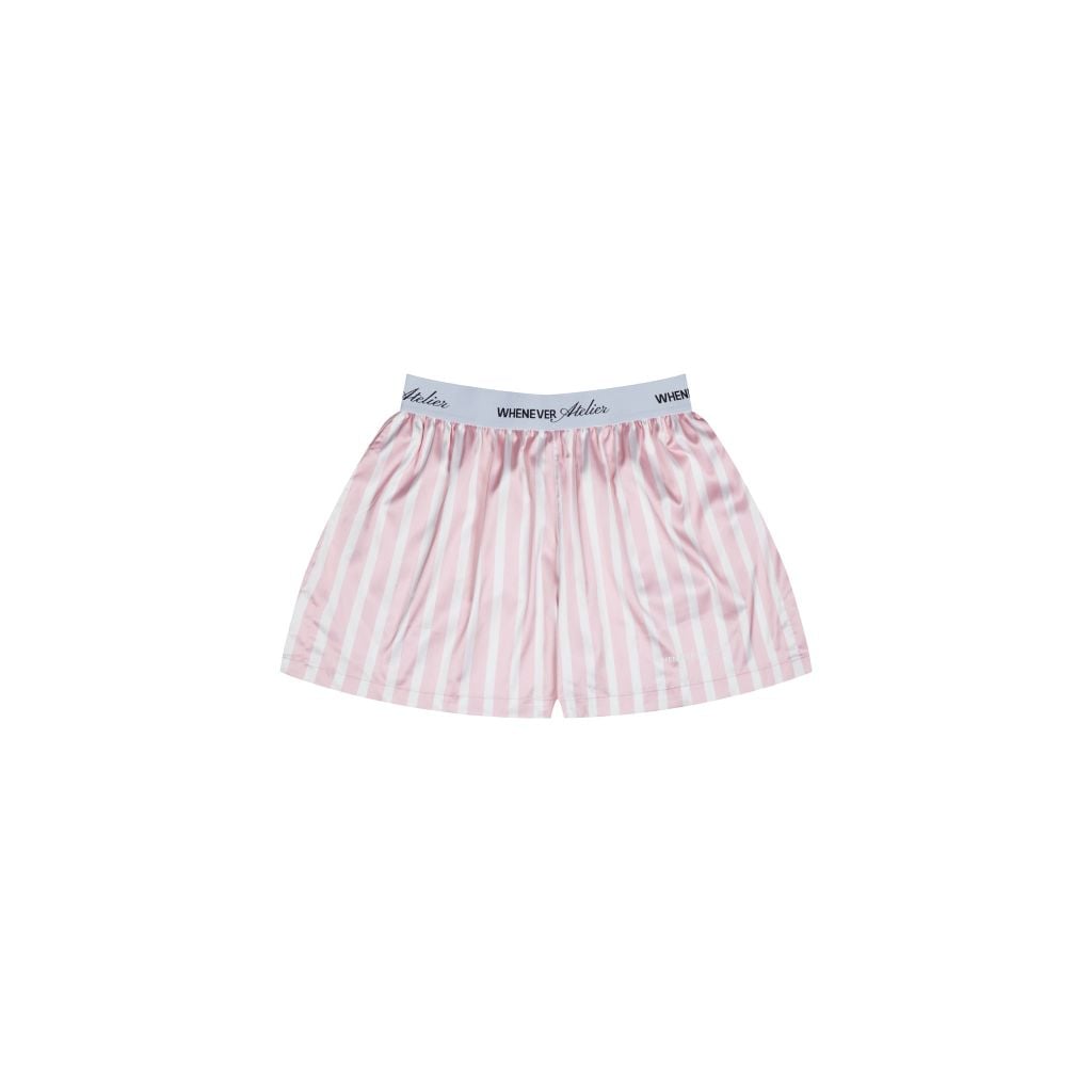 “WHENEVER” QUẦN SATIN PAJAMA SHORTS / PINK