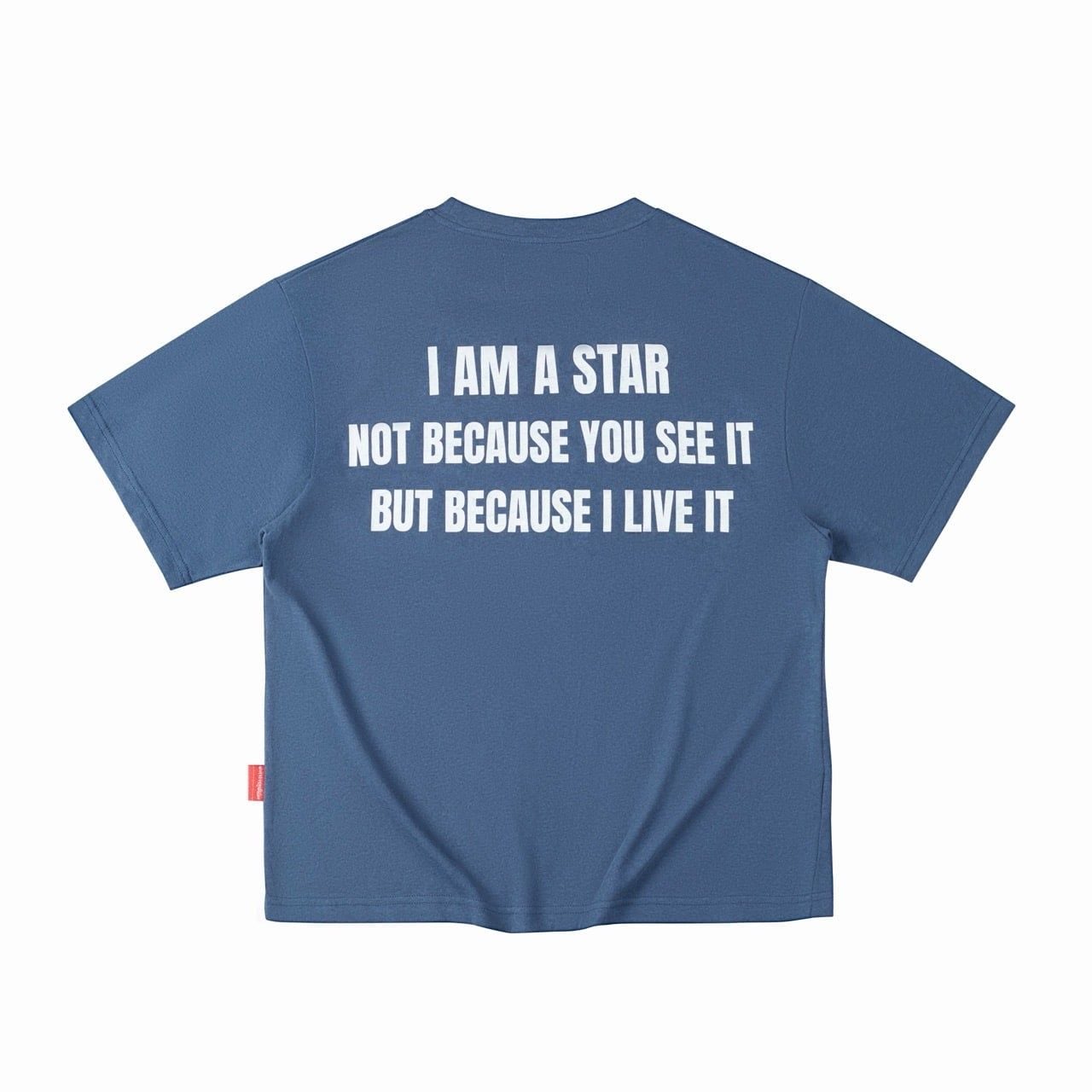 Áo "WHENEVER " STAR MANIFESTO T-SHIRT/ NAVY