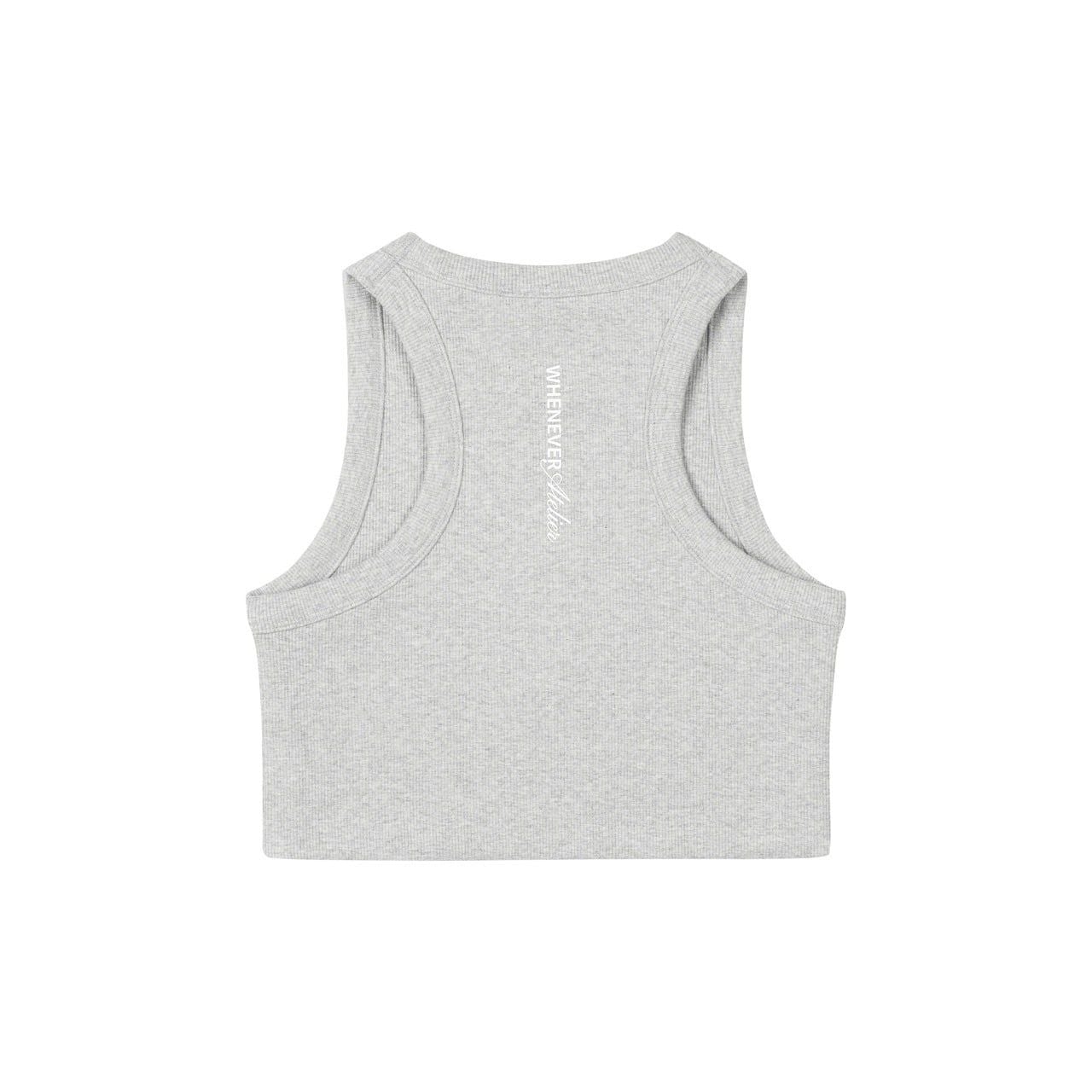 "WHENEVER" SOFT TANK TOP / GREY