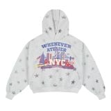 “WHENEVER” STAR BOY HOODIE / PREMIUM GREY