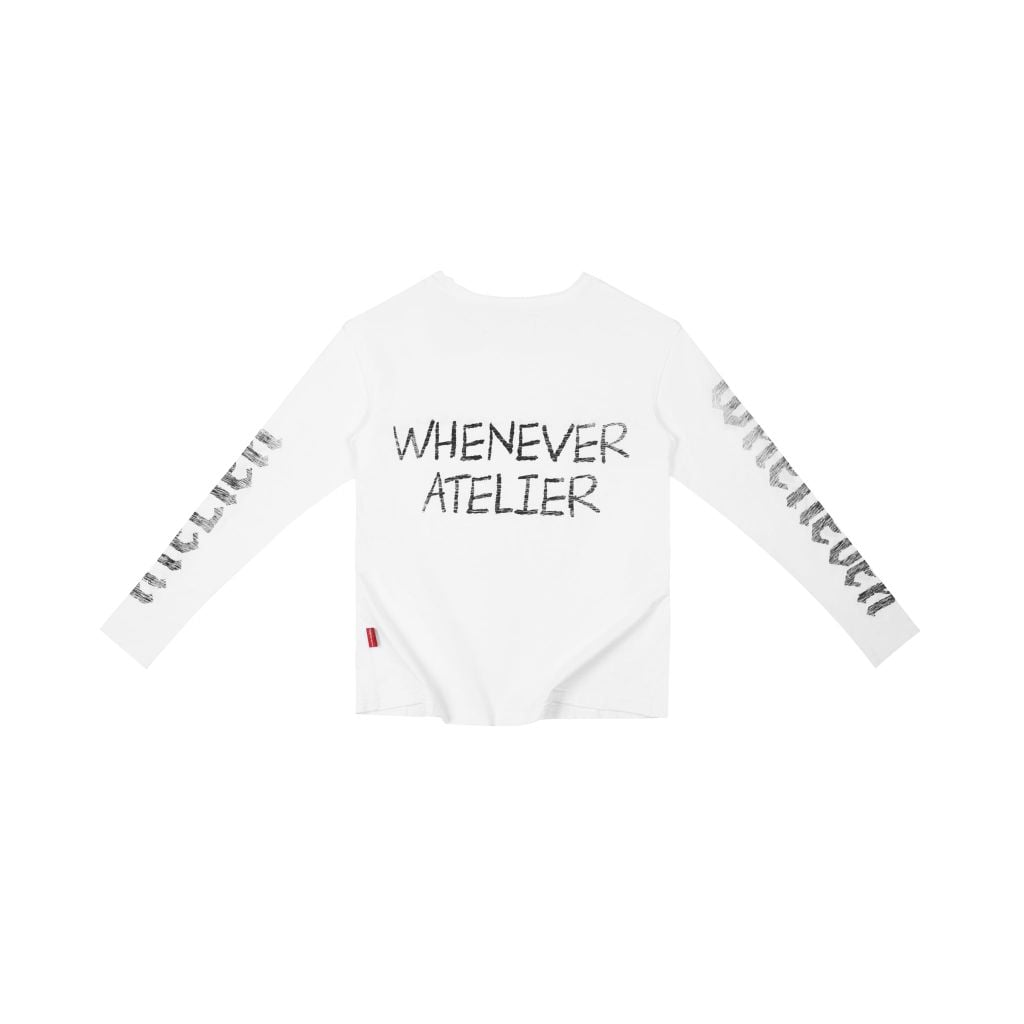 ÁO TAY DÀI  “WHENEVER” STAR GIRL LONG SLEEVE / WHITE
