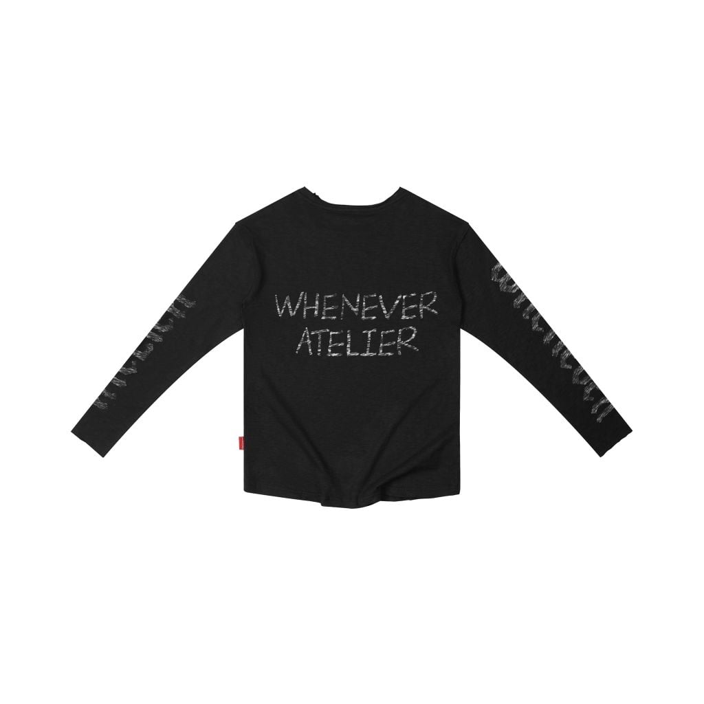ÁO TAY DÀI  “WHENEVER” STAR GIRL LONG SLEEVE / BLACK