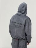 ÁO KHOÁC "WHENEVER" CHASING DREAMS WASHED ZIP HOODIE/ VINTAGE GREY