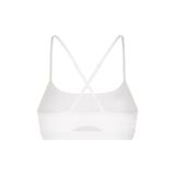 "WHENEVER" BASIC RACERBACK BRA / WHITE