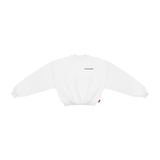 “WHENEVER” BASIC SWEATER / WHITE