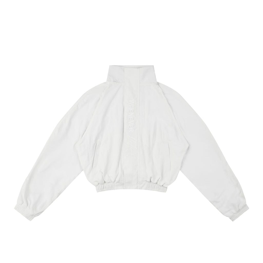 ÁO KHOÁC ''WHENEVER'' WINDBREAKER JACKET/ WHITE