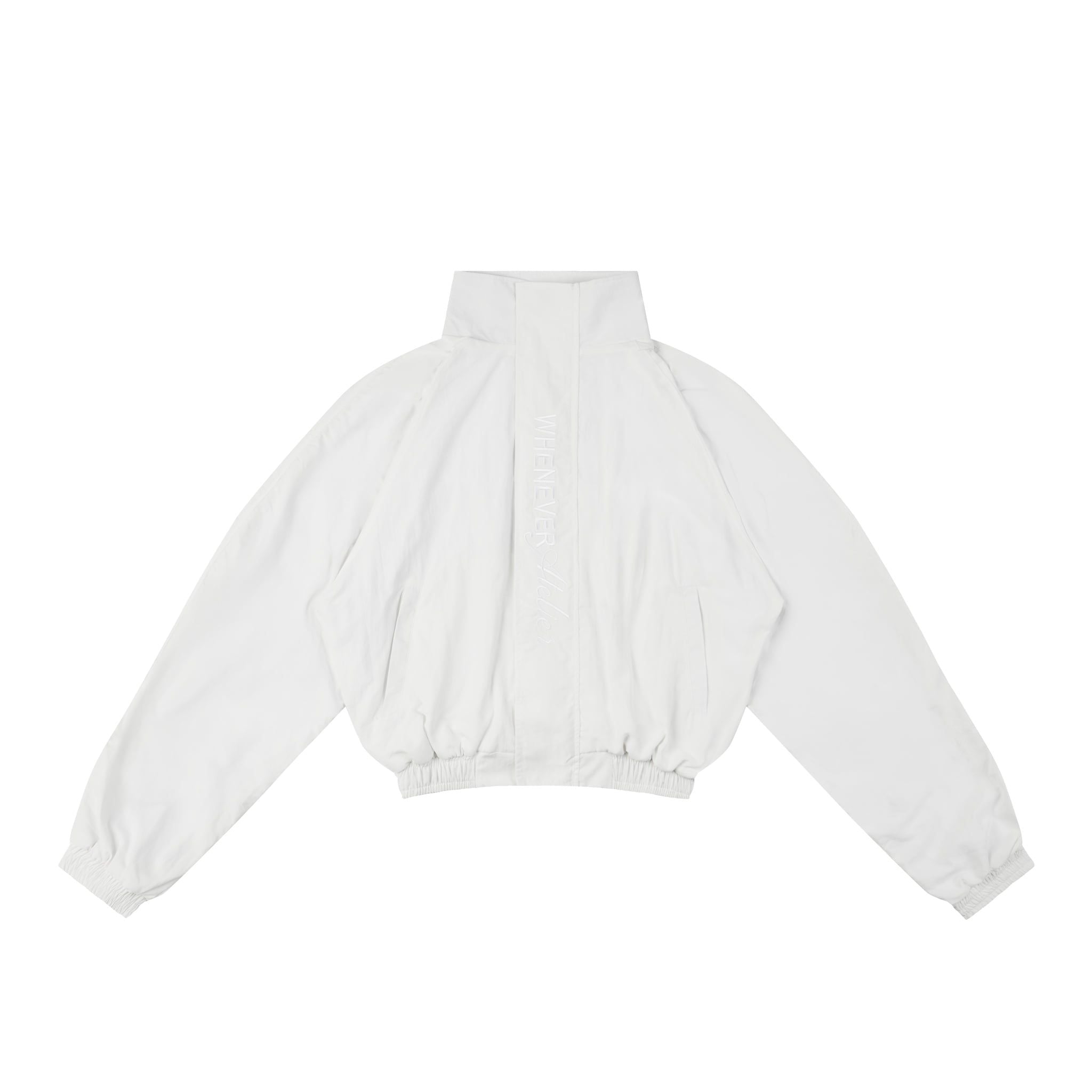 ÁO KHOÁC ''WHENEVER'' WINDBREAKER JACKET/ WHITE