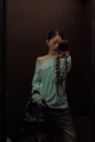 ÁO TAY DÀI  “WHENEVER” STAR GIRL LONG SLEEVE / TIFFANY BLUE
