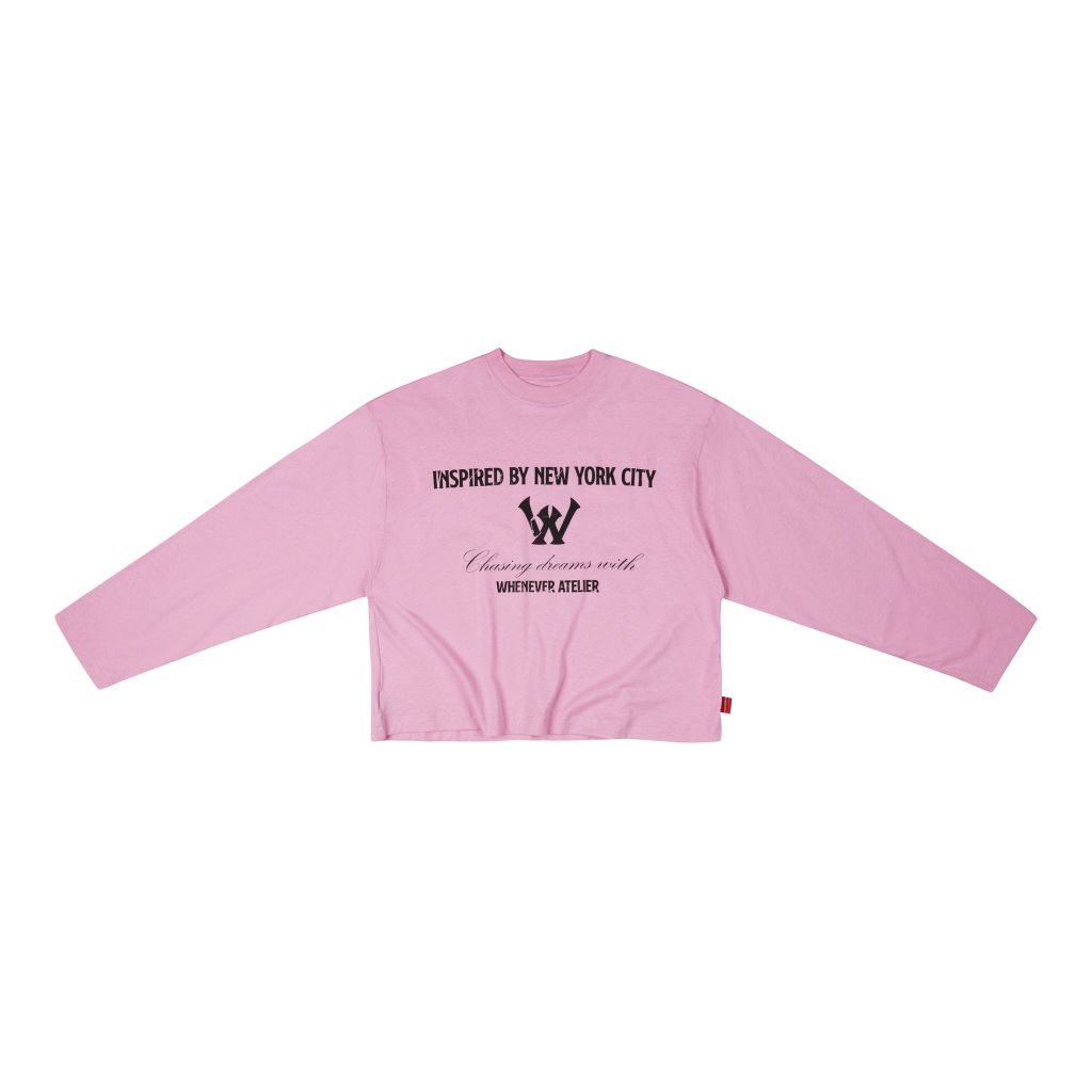 “WHENEVER“ CLOUDLINE LONGSLEEVE / PINK DUST