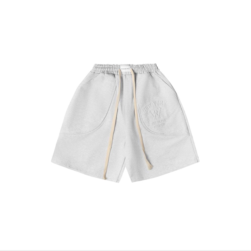 “WHENEVER” BAGGY SWEATSHORTS VER2 / PREMIUM GREY