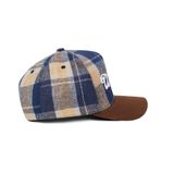 “WHENEVER” PLAID SURDECAP / NAVY
