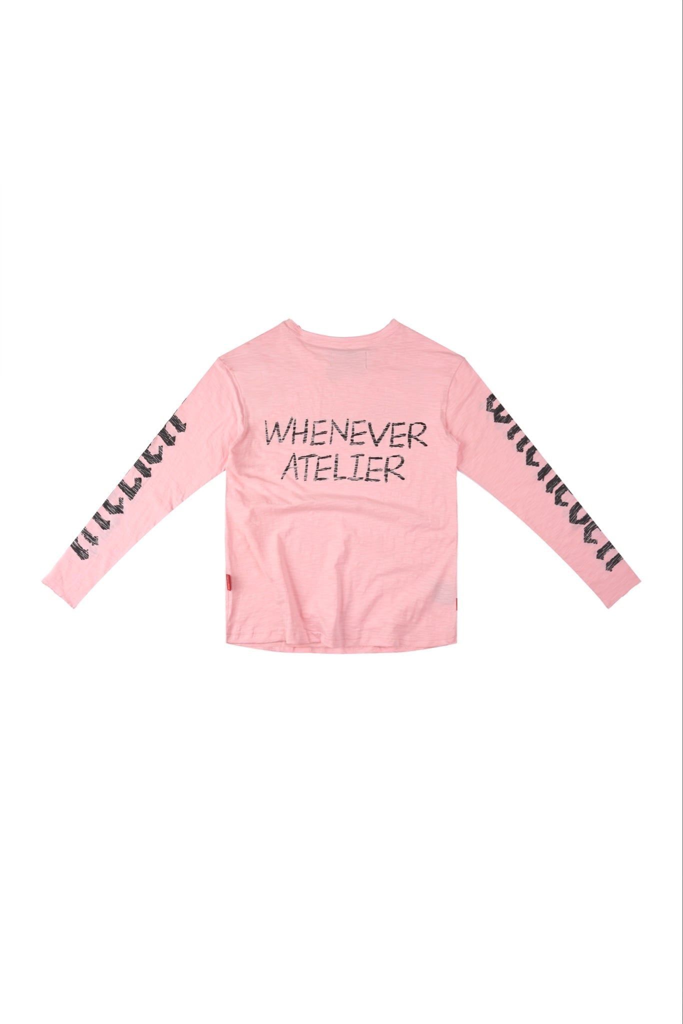 ÁO TAY DÀI  “WHENEVER” STAR GIRL LONG SLEEVE / PINK