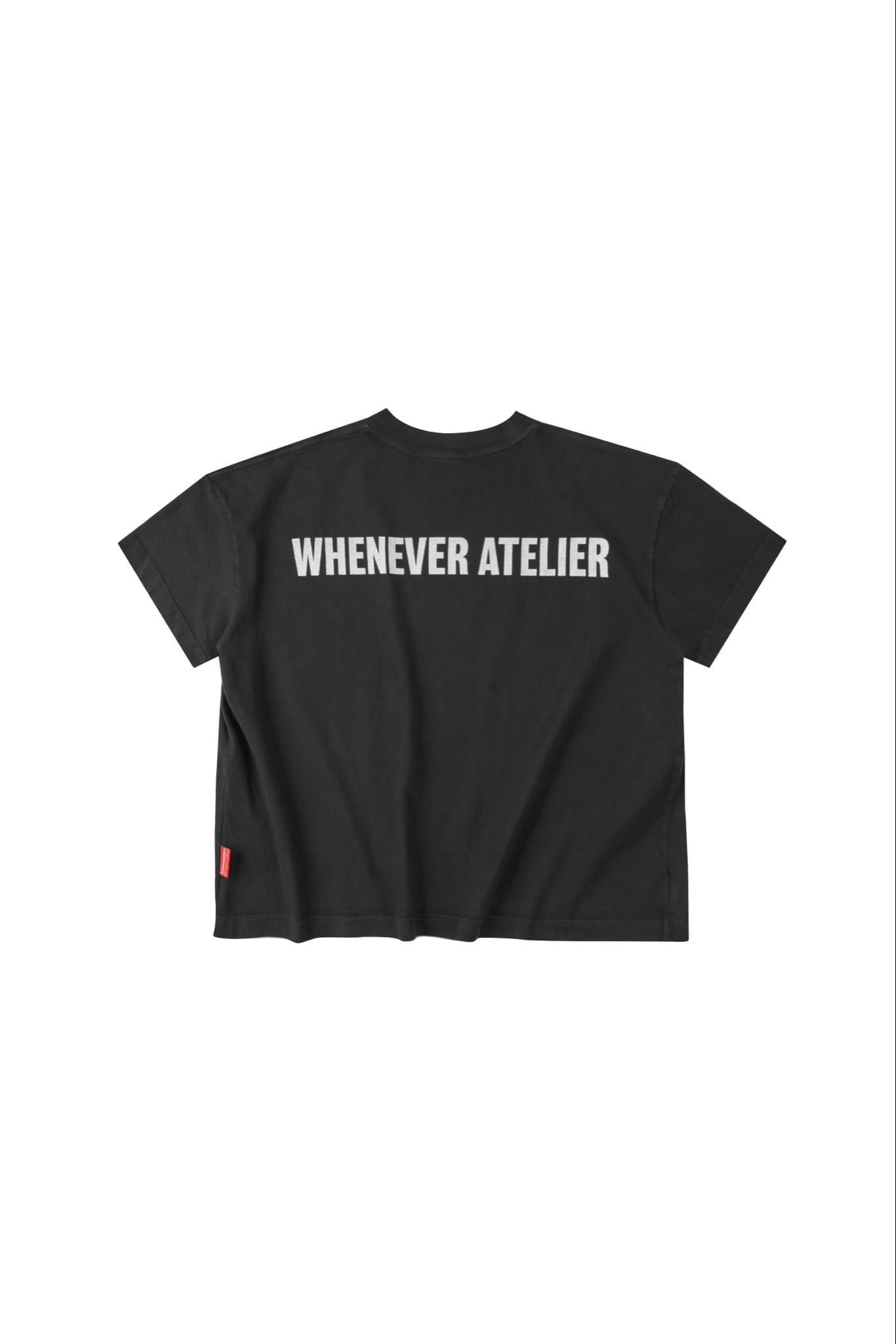 ÁO "WHENEVER" SS26 BASIC WASHED T-SHIRT/ BLACK