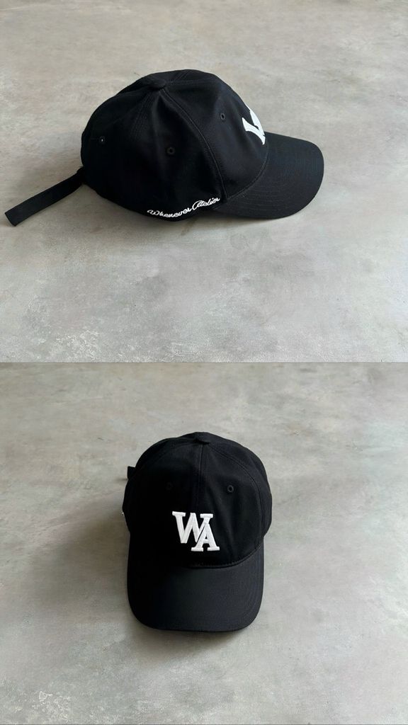 WHENEVER WA BALLPARK HAT / BLACK