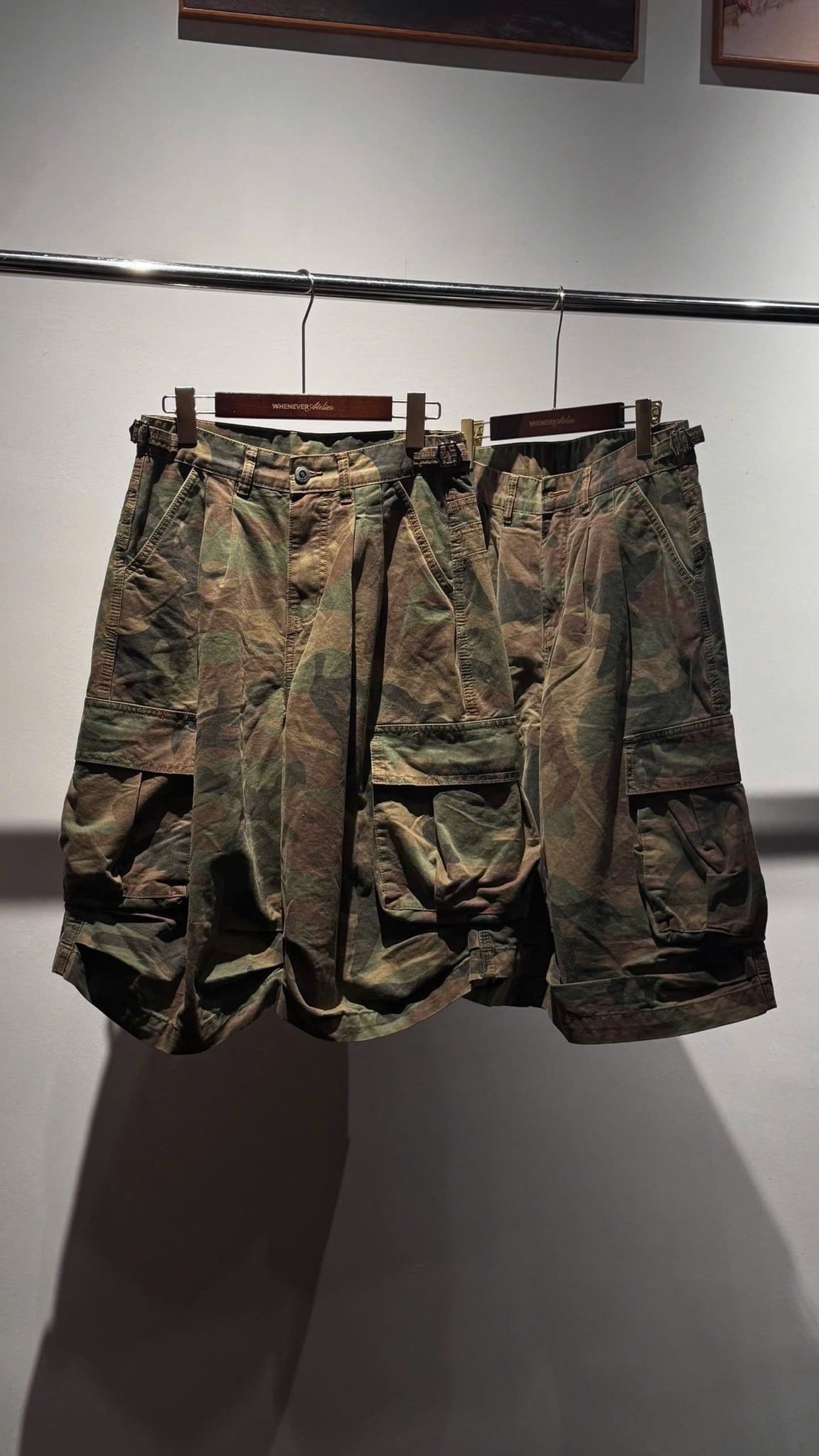 QUẦN “WHENEVER” BAGGY CAMO SHORTS