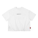 “WHENEVER” NY BASIC T-SHIRT / WHITE NAVY