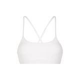 "WHENEVER" BASIC RACERBACK BRA / WHITE