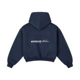 “WHENEVER” ATELIER ORIGIN HOODIE / NAVY