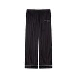 "WHENEVER" BỘ ÁO VÀ QUẦN DÀI SATIN LONG PAJAMA SHIRT + PANTS  / BLACK