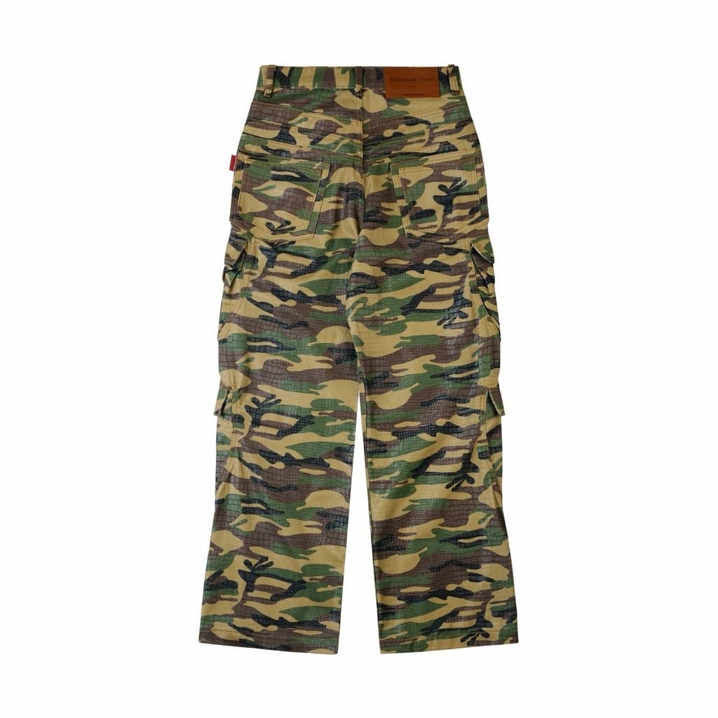 QUẦN DÀI “WHENEVER” CROC CAMO CARGO PANTS