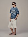 ÁO “WHENEVER” WAFFLE CAMO T-SHIRT / BLUE