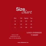 “ WHENEVER “ LOGO OVERSIZE T-SHIRT / BLACK