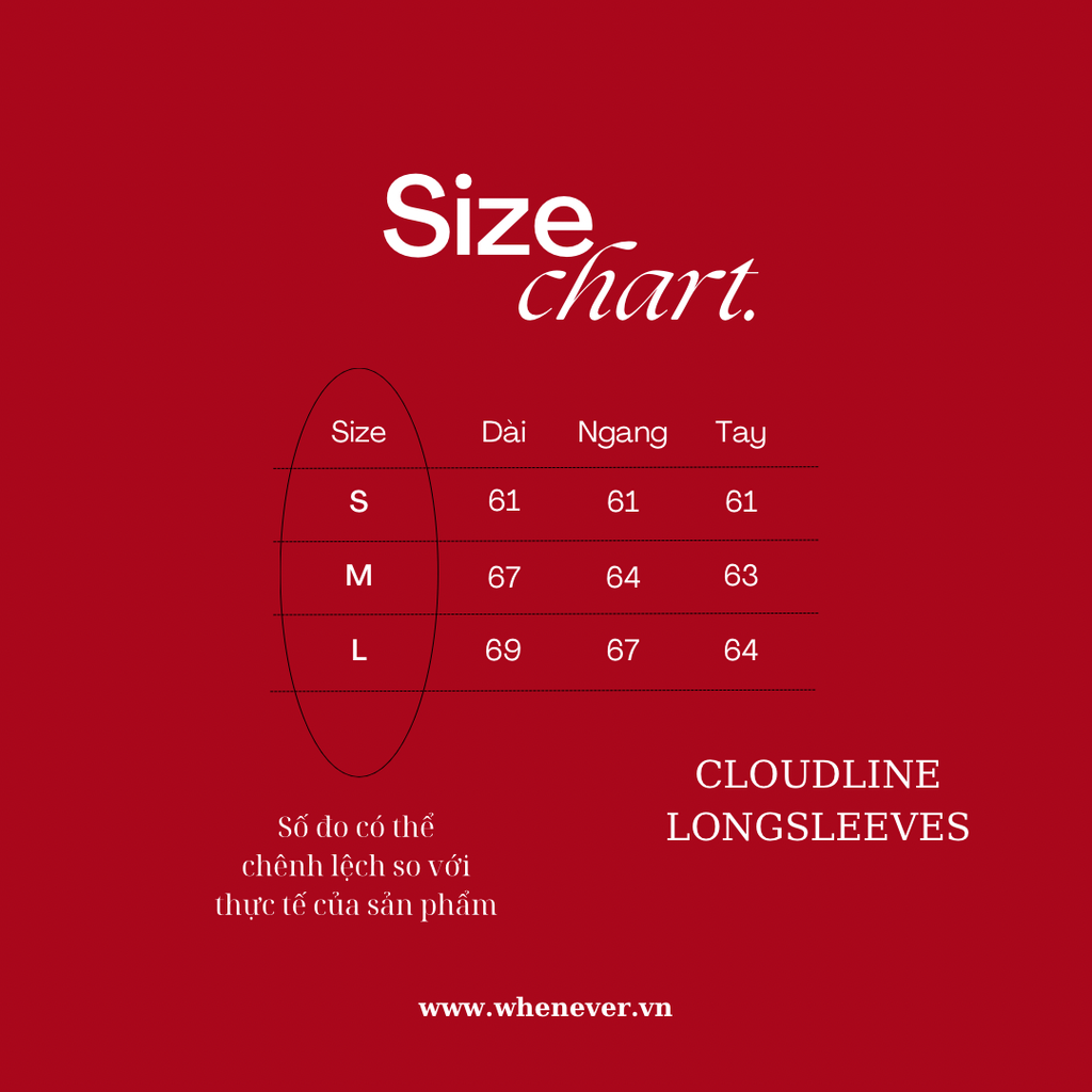 “WHENEVER“ CLOUDLINE LONGSLEEVE / SKY BLUE
