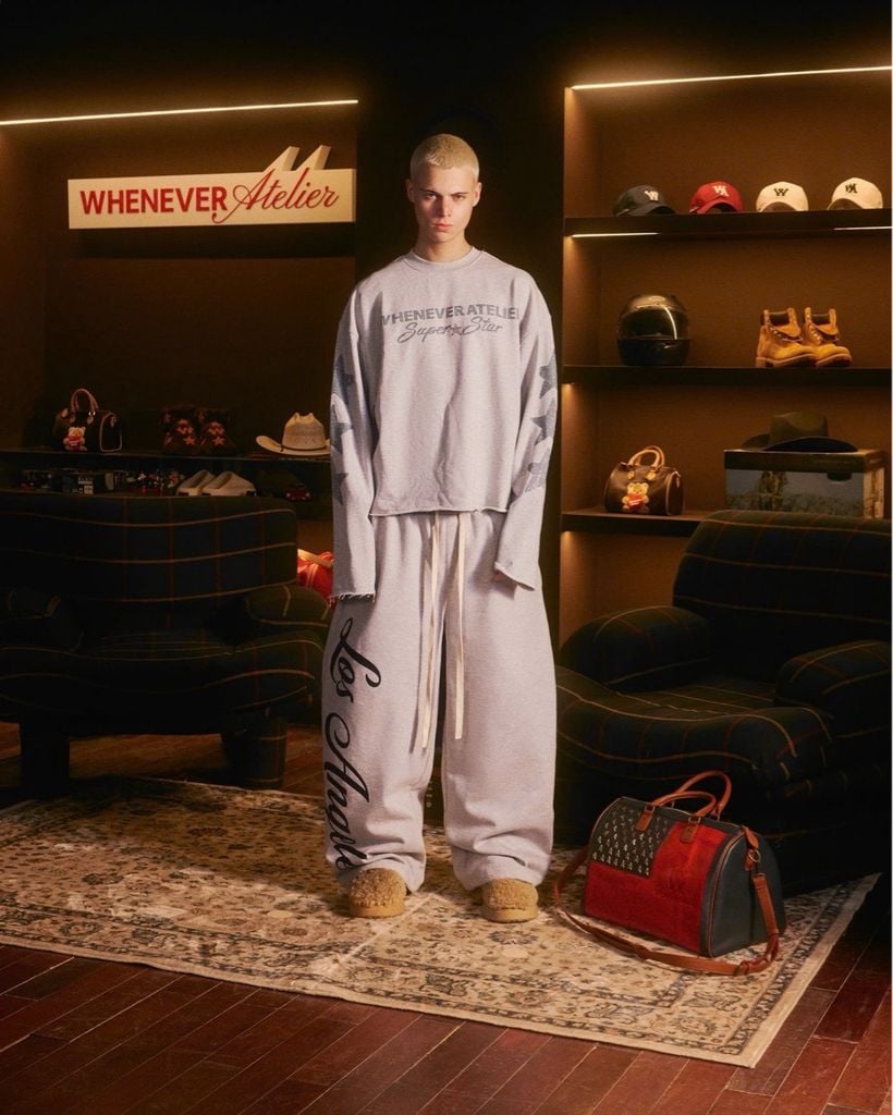 “WHENEVER” SUPER STAR LONGSLEEVE T-SHIRT / GREY