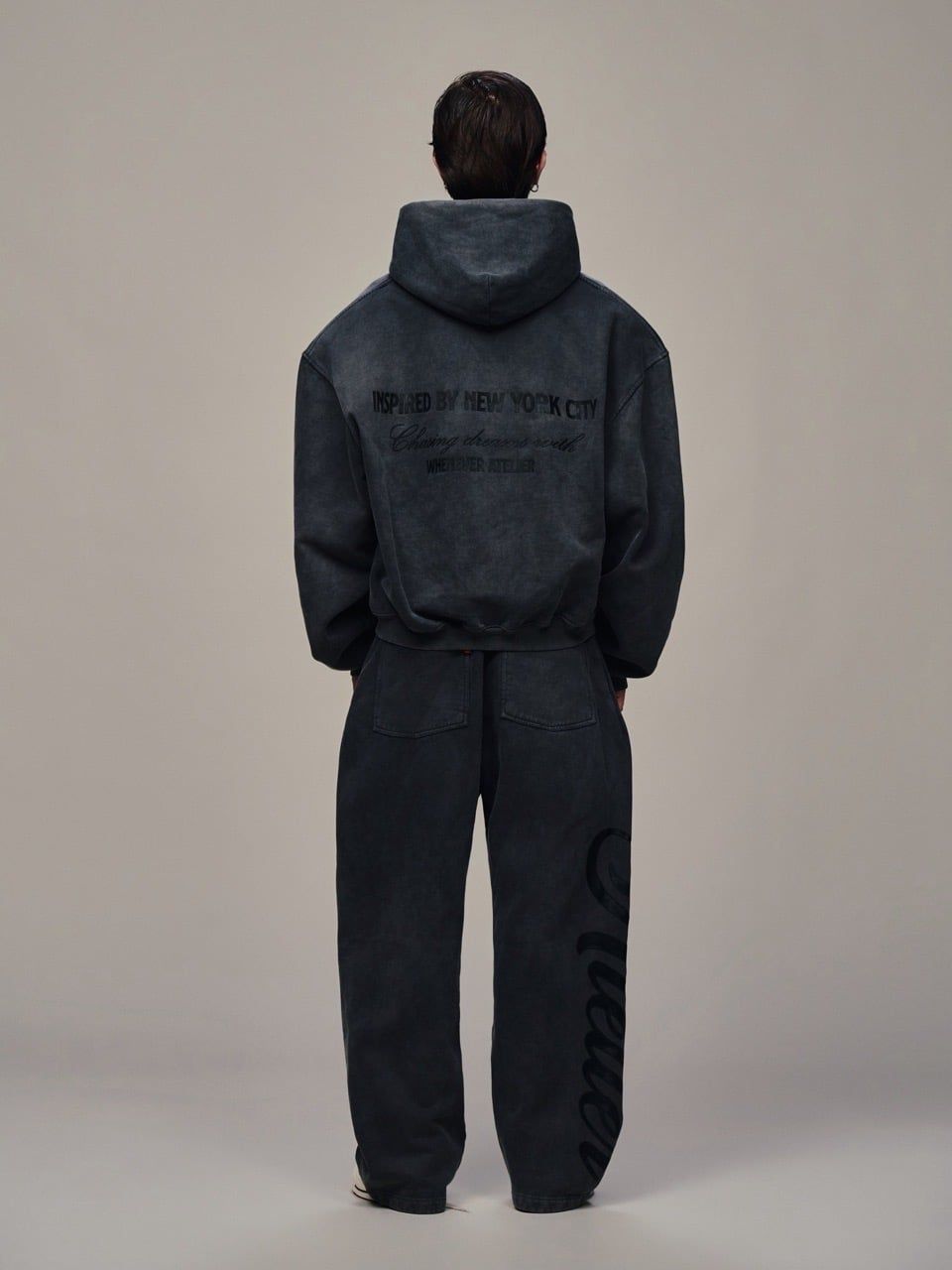 QUẦN "WHENEVER" ATELIER WASHED SWEATPANTS/ VINTAGE GREY