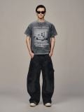 ÁO "WHENEVER" CHASING DREAMS WASHED T-SHIRT / GREY