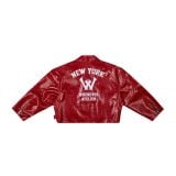 “WHENEVER” NY LEATHER JACKET / RED