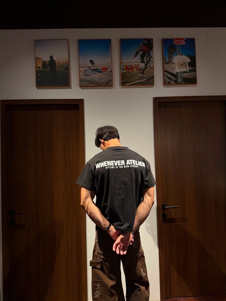 ÁO “WHENEVER” OFFLINE T-SHIRT / BLACK