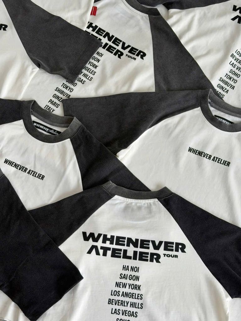ÁO “WHENEVER” WORLD TOUR RAGLAN T-SHIRT